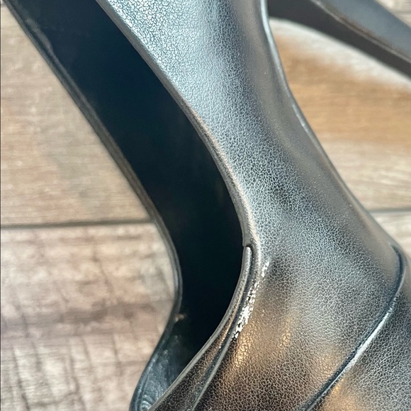 ELLE women’s high heel booties with small open toe - Picture 7 of 11